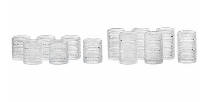 Jupiter by Fortessa DOF and Beverage Glass, Set of 12