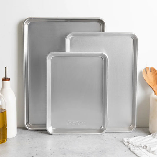 Baking Sheet Set - Nordic Ware Naturals 3-piece