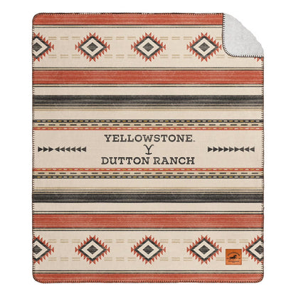 Yellowstone Silk Touch Sherpa Reverse Throw, 60" x 70"