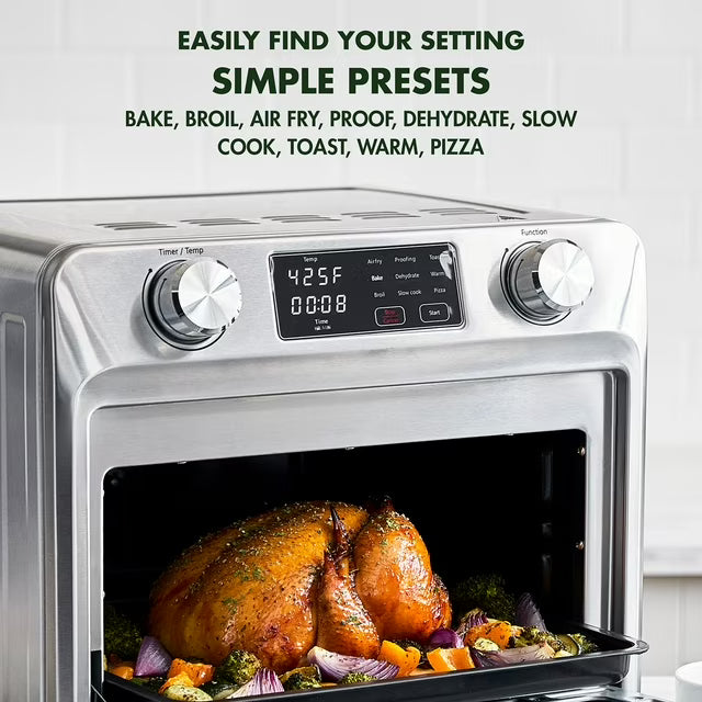 Bistro Stainless Steel 9-in-1 Air Fry Oven