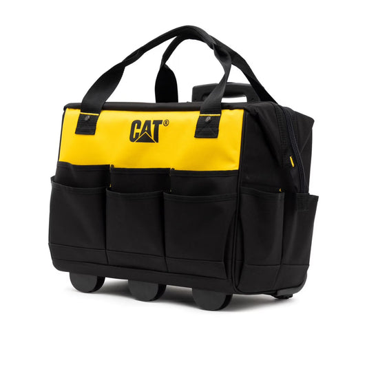 18-inch Rolling Tool Bag, 75 lbs Capacity, Tool Storage, CAT
