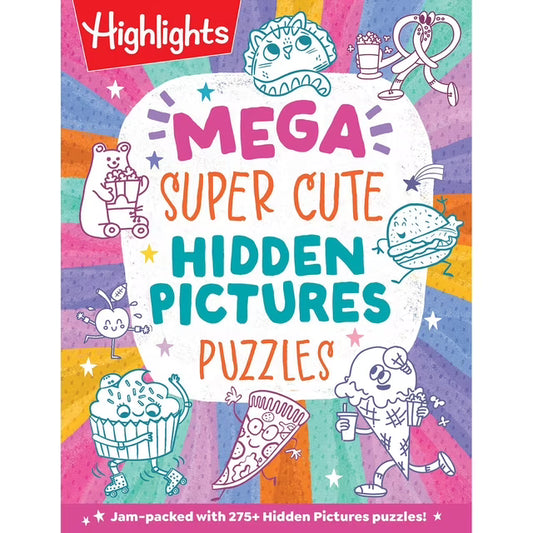 Mega Super Cute Hidden Pictures Puzzles, Paperback