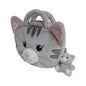 4-in-1 Plush Pet Bag with Keychain