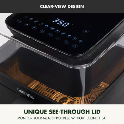 Clearview 7-Quart Air Fryer with 360° Clear-View Window