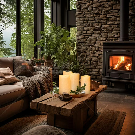 Rechargeable Indoor/Outdoor Candles, 4-Pack