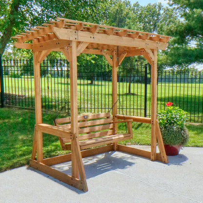 Callahan Cedar Pergola Swing