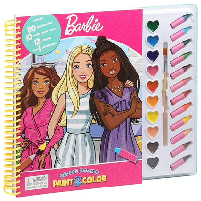 Deluxe Poster Paint & Color: Barbie, Mixed Media