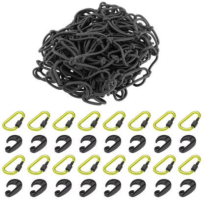 4'x6' Cargo Net with 16-pc D-Clips