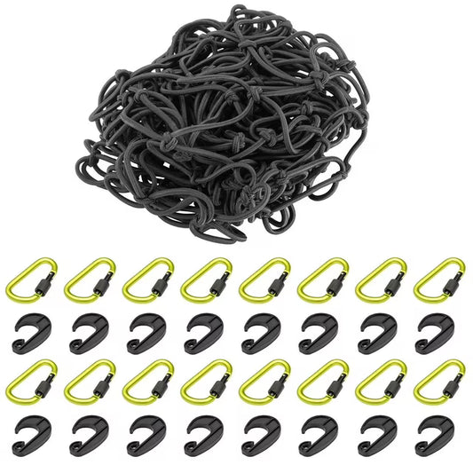 4'x6' Cargo Net with 16-pc D-Clips