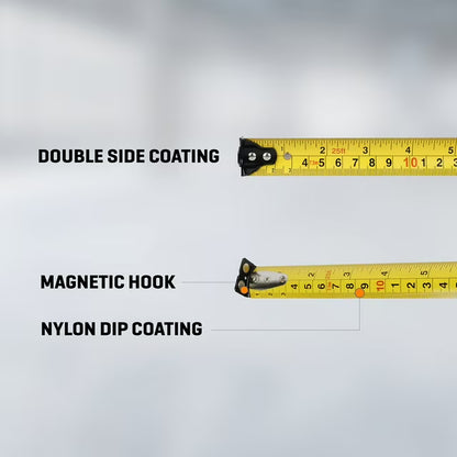 2Pk Double-sided Tape Measure with Magnetic Hook