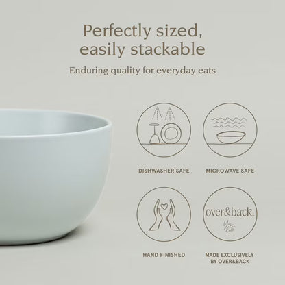 Over&Back Coupe Stoneware Tall Serving Bowl