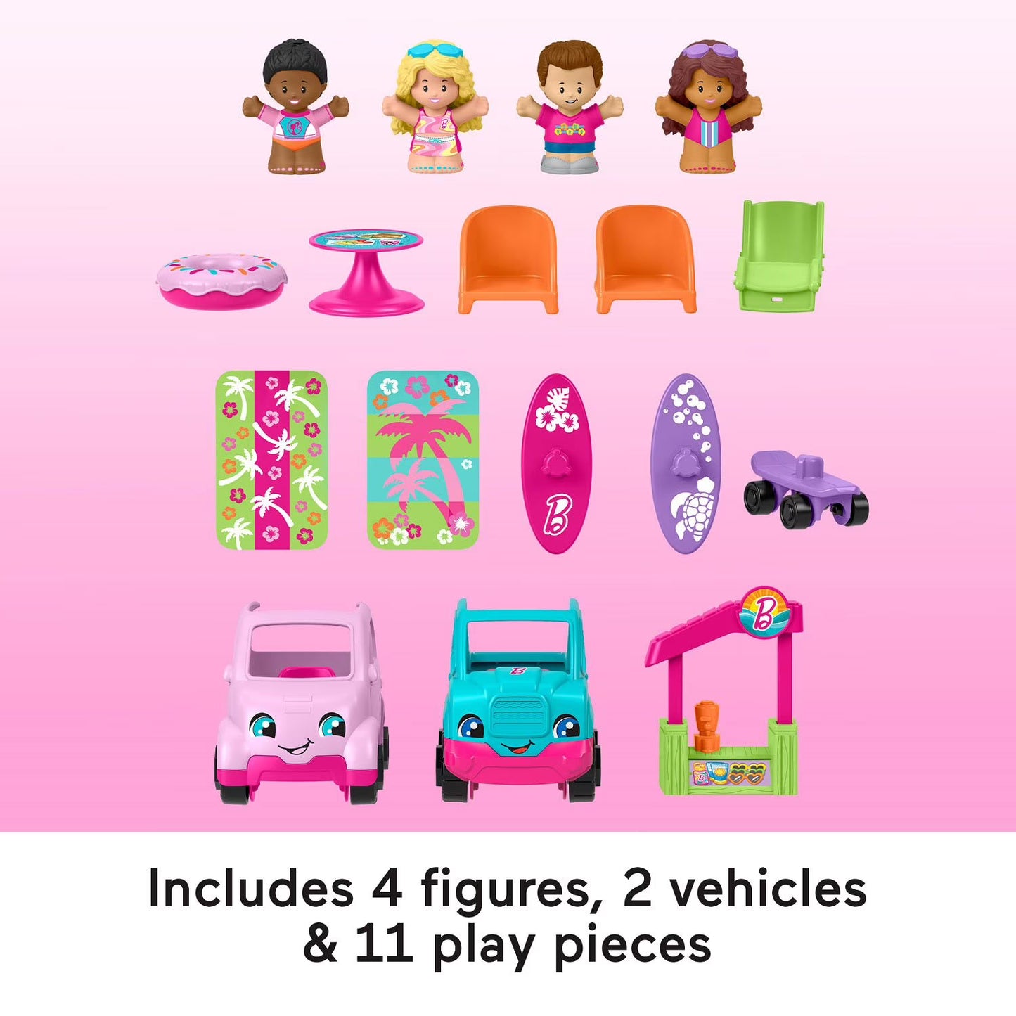 Fisher-Price Little People Barbie Beach House Playset