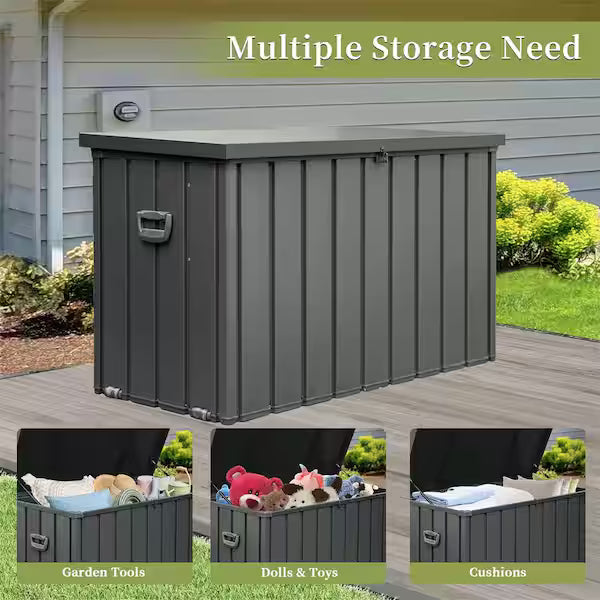 Outdoor Steel Storage Deck Box