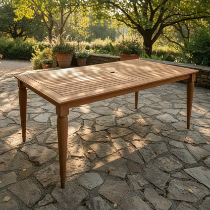 Pacific Teak Outdoor Dining Patio Set, 6pc