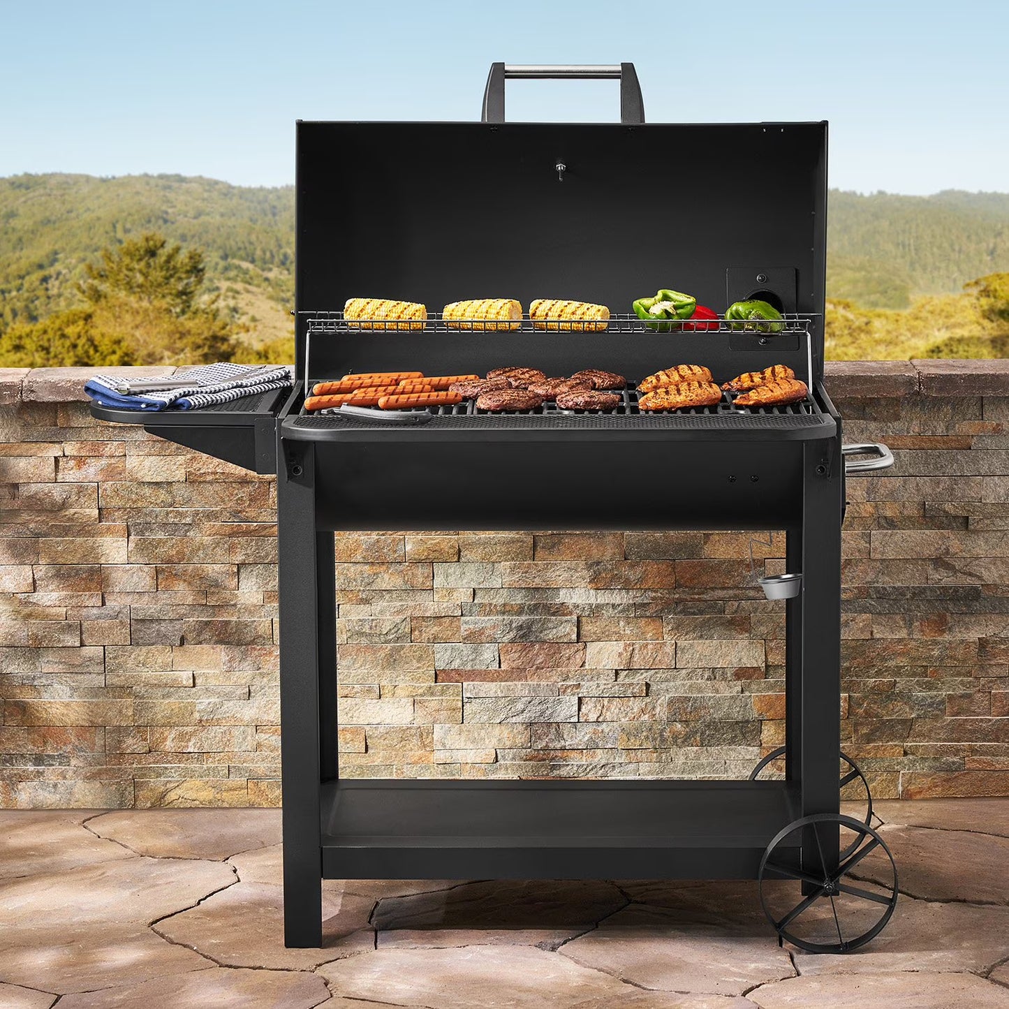 35" Barrel Charcoal Grill
