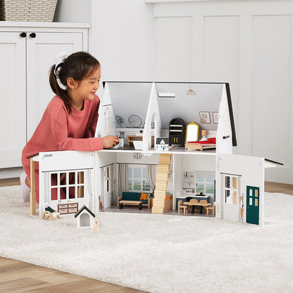 Farmstyle Dollhouse with Accessories