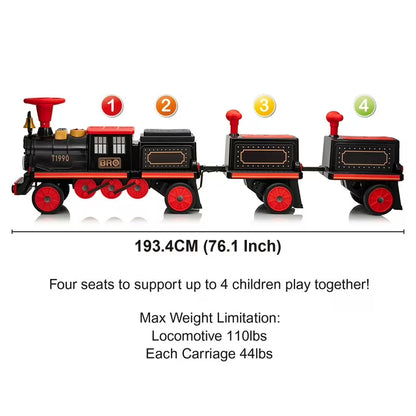 Train Kids 12 Volt Ride-On