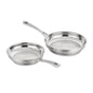 2-Piece Stainless Steel 8” & 10” Skillet Set
