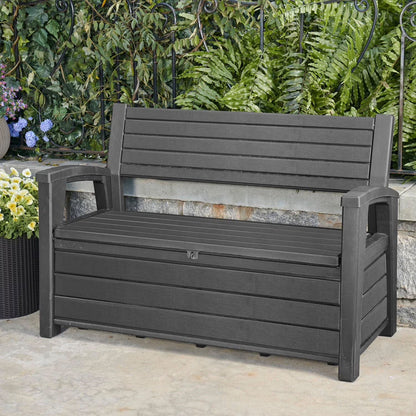 Keter Hudson Plastic Storage Bench