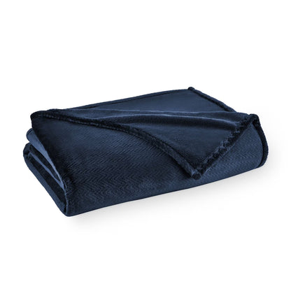 Herringbone Velvet Plush Blanket