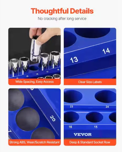 Magnetic Socket Organizer Set
