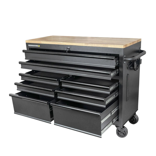 D 8-Drawer Mobile Workbench - Permasteel 46in. W x 18in.
