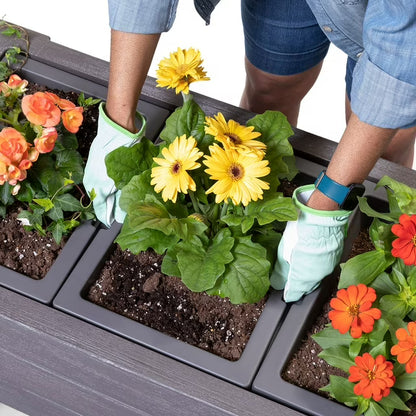 Lakewood Dark Cedar Raised Planter
