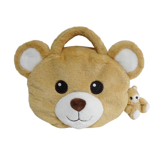 4-in-1 Plush Pet Bag with Keychain
