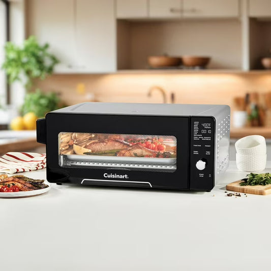 14-in-1 Space-Saving Digital Air Fryer Oven with 2-in-1 9"x13" Pan