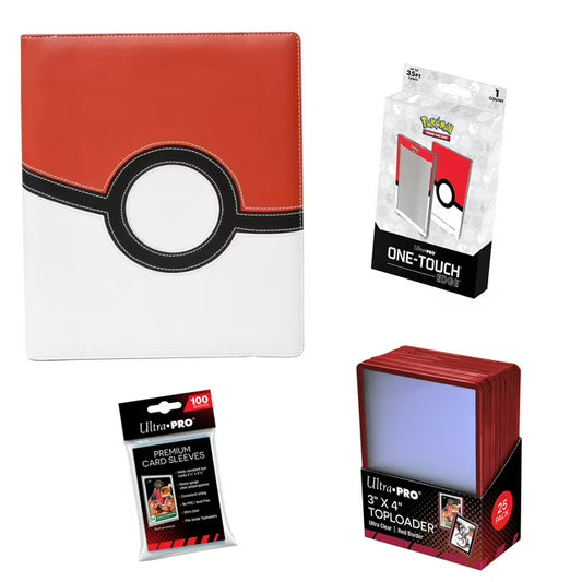 Pokemon Premium Binder and Card Protection Bundle by Ultra Pro