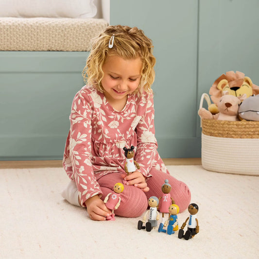 Wooden Doll Set