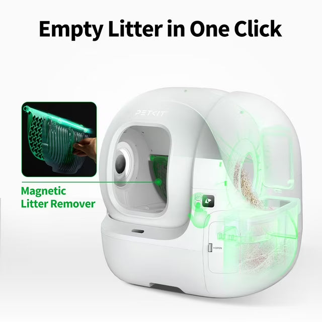 Purobot Max Pro AI-Powered Smart Litter Box with Visual Health Monitoring