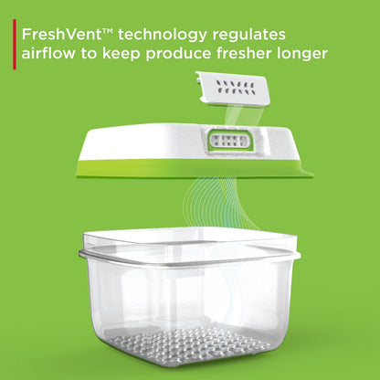 FreshWorks 8-Piece Food Storage Containers