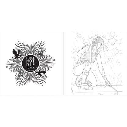 Fourth Wing: The Official Coloring Book, Paperback