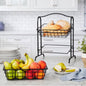 2-Tier Fruit Basket Stand