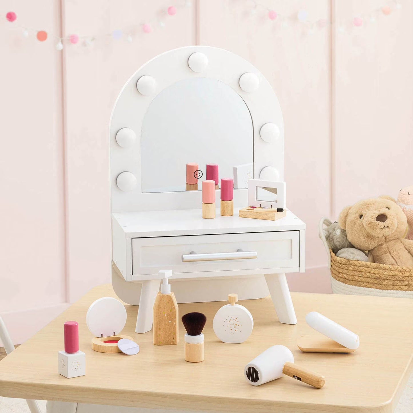 Kid's Mid-Century Modern Tabletop Vanity