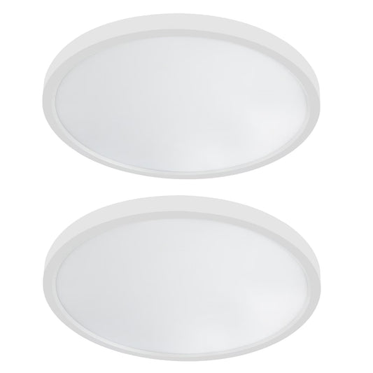 15" Ceiling Light 2500 Lumens, 2-Pack