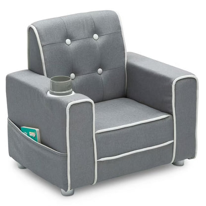 Chelsea Kids' Upholstered Chair with Cup Holder