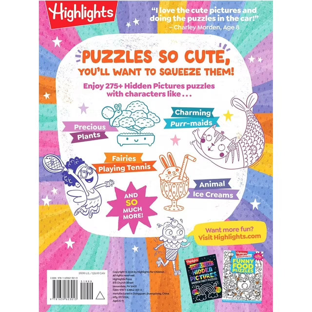 Mega Super Cute Hidden Pictures Puzzles, Paperback
