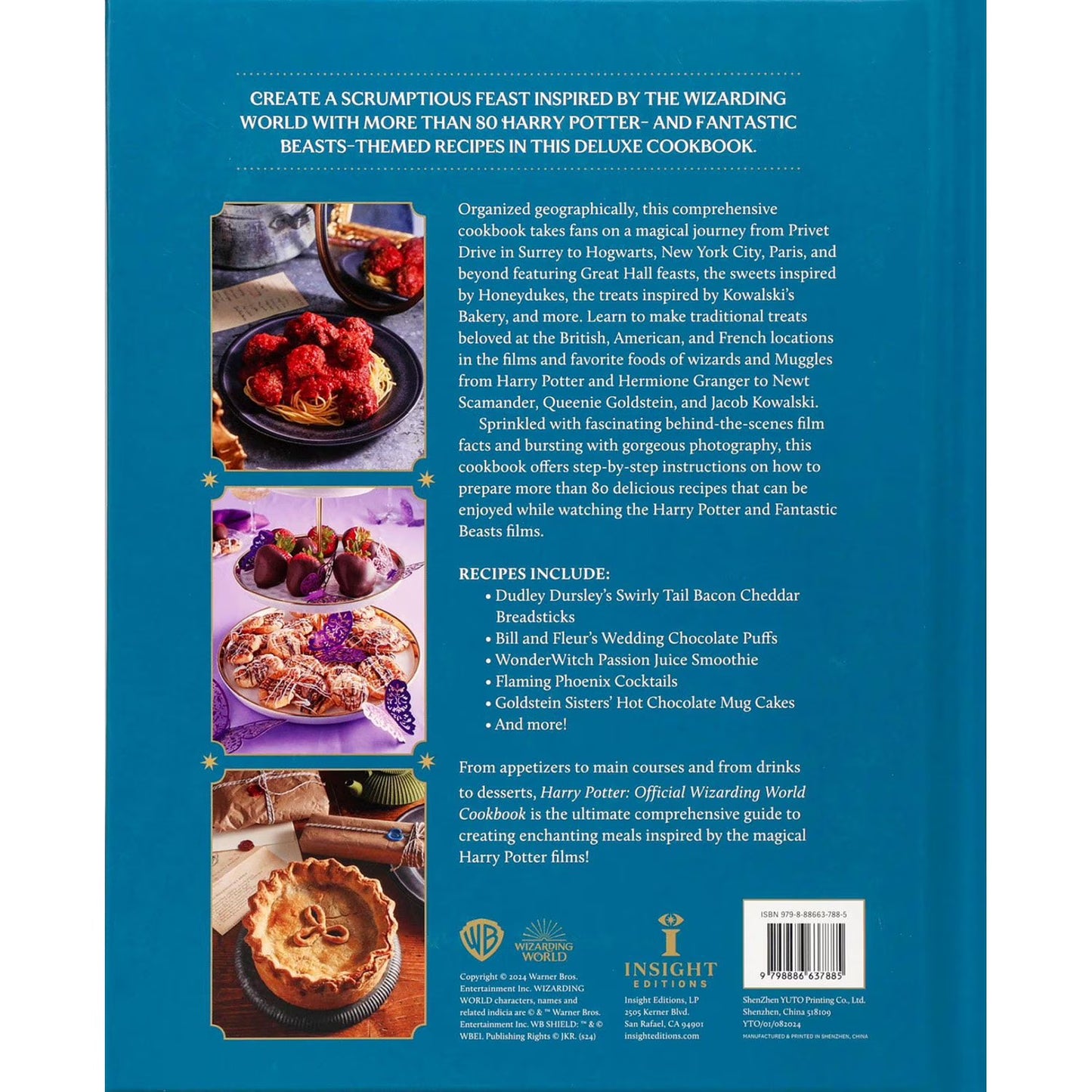 Harry Potter and Fantastic Beasts: Official Wizarding World Cookbook, Hardcover