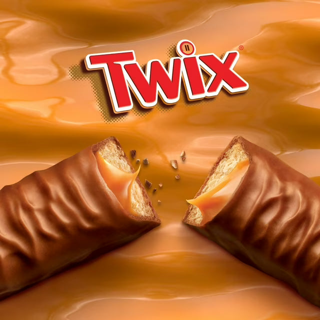 Twix Caramel Cookie Chocolate Candy Bars, 3.02 oz., 24 pk.