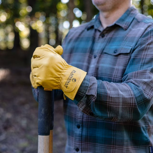 Premium Cabretta Tan Leather Gloves, 2 Pairs