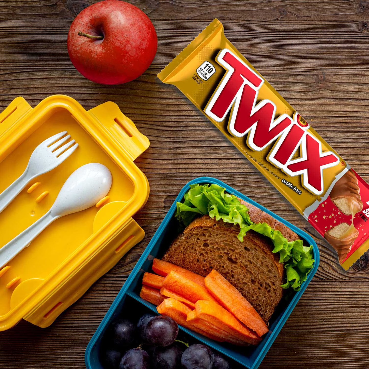 Twix Caramel Cookie Chocolate Candy Bars, 3.02 oz., 24 pk.