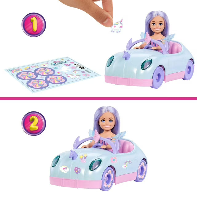 Fantasy Treehouse Playset with 2 Chelsea Dolls and Car