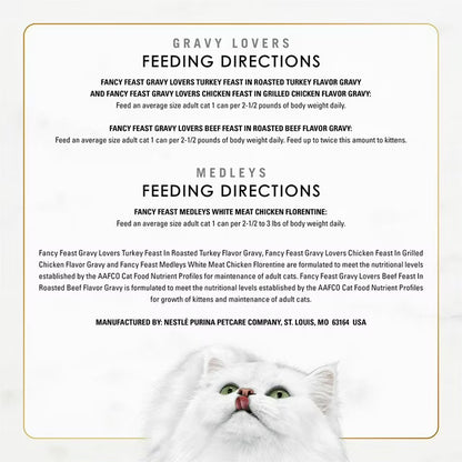 Fancy Feast Variety Pack, Wet Cat Food, 48 ct., 3 oz.