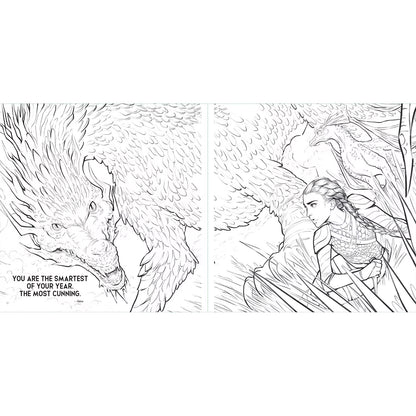 Fourth Wing: The Official Coloring Book, Paperback