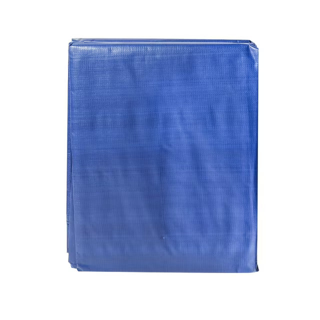 Commercial Tarps with Reinforced Corners, 16' x 12', Blue/Gray 2-Pack
