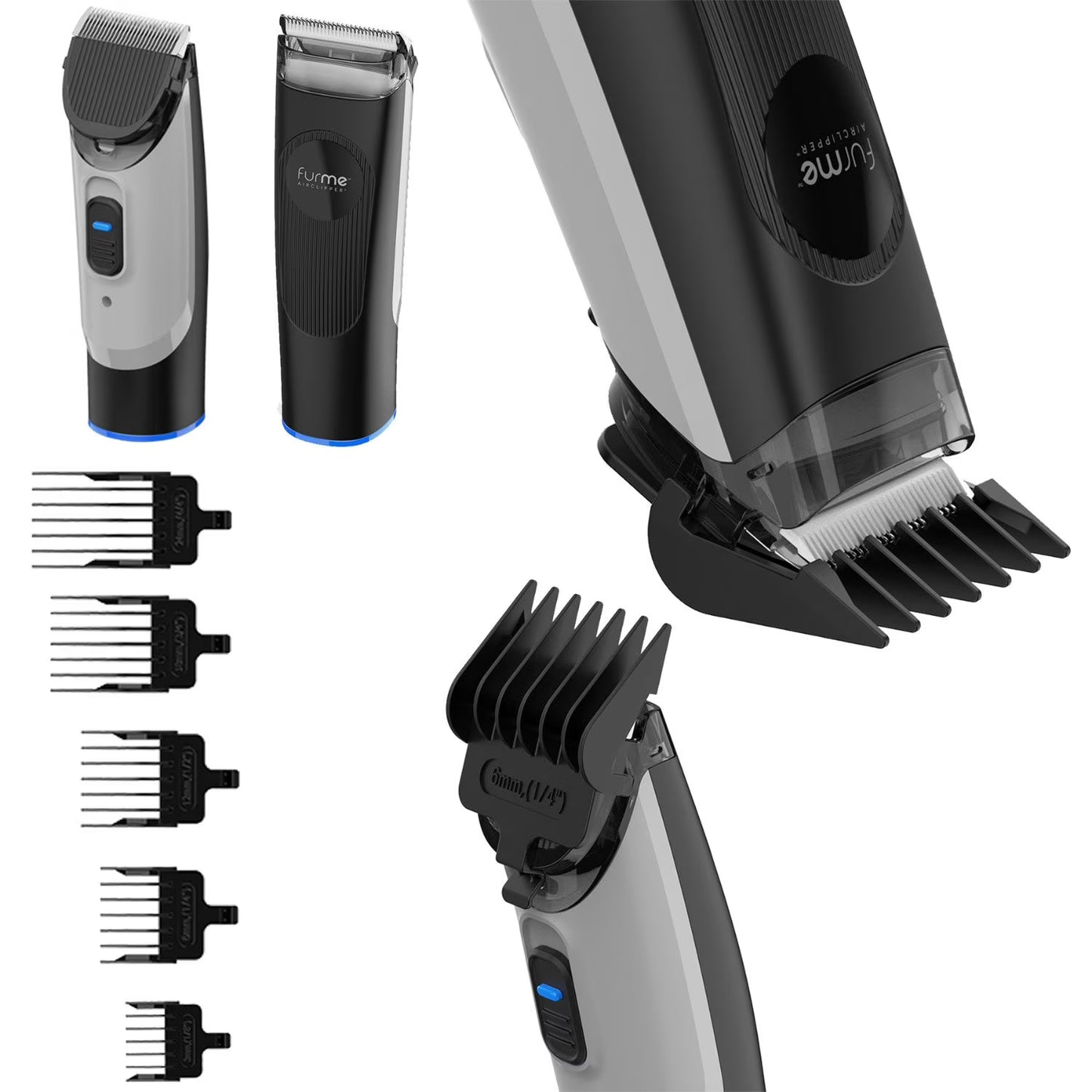 Pet Grooming Vacuum Kit + Bonus Dematting Rake