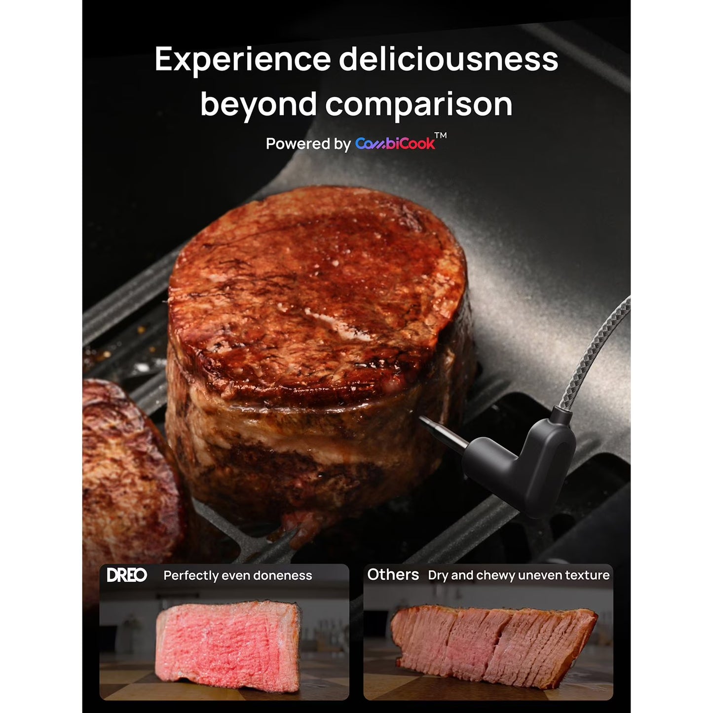 DREO 6-Quart Smart Air Fryer with 3 Modes