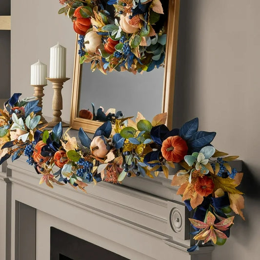 Blue Harvest Garland